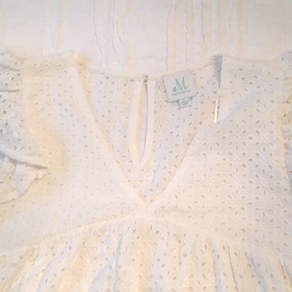 White Eyelet Dress - Picture 1 of 3